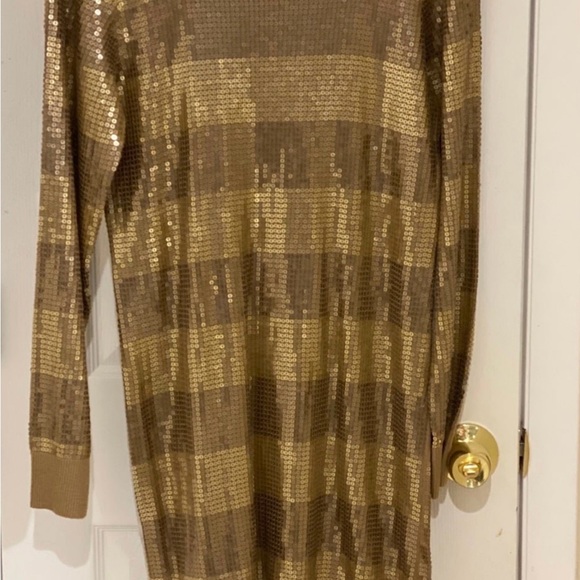 NEW YEARS DRESS Sequins Sweater Party Dress - Picture 2 of 4
